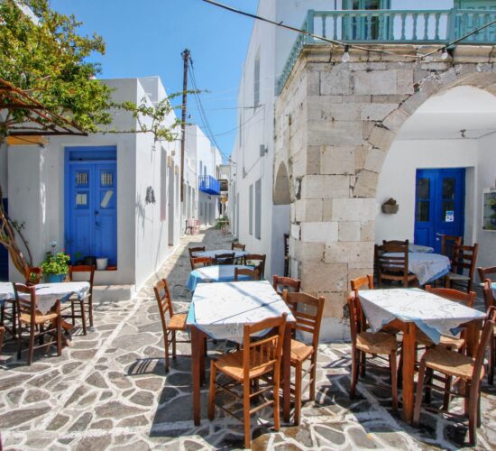 Milos Island streets, Greece