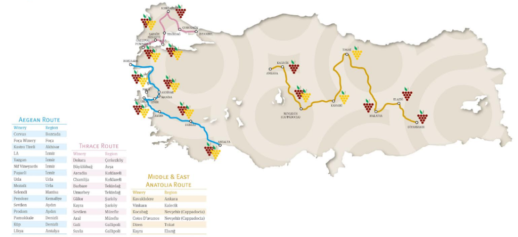 Turkey Wine Routes