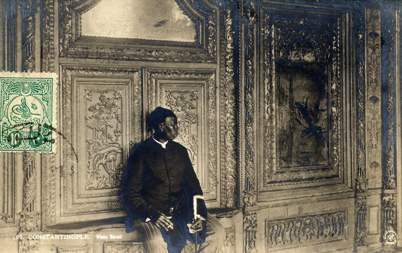 El harén imperial otomano: eunucos negros, 1912