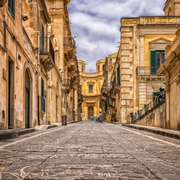 Alley Historic Old Town Sicily, Italy