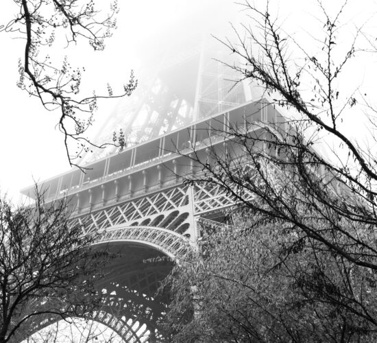 Paris is black and white today