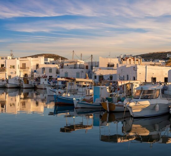 Paros is a Greek island in the Aegean Sea,