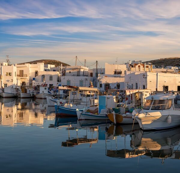 Paros is a Greek island in the Aegean Sea,