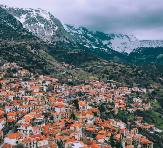 aerial view of_arahova