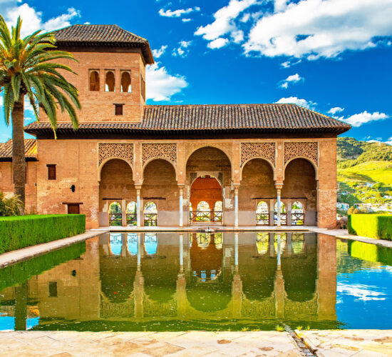 Palace in the famous Alhambra in Granada
