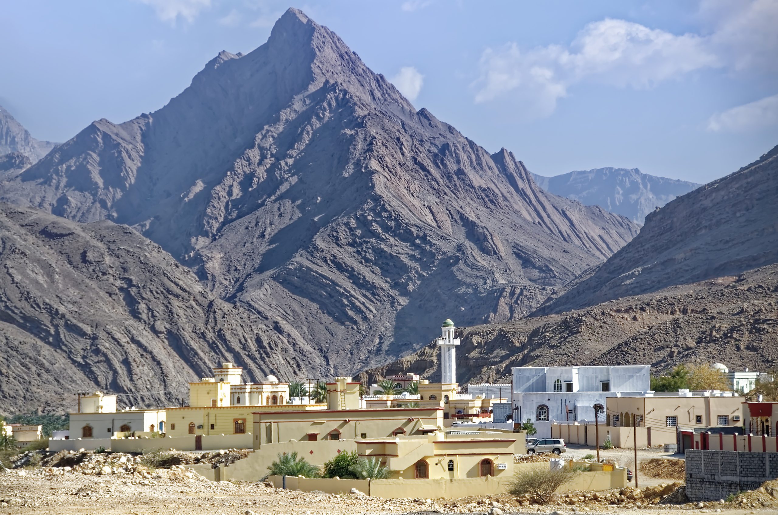 View of a rural area in Oman