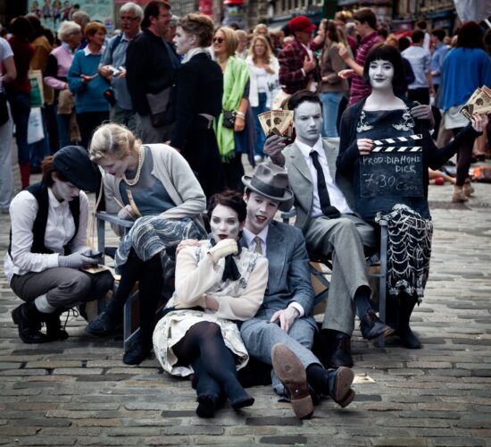 Edinburgh Festival Fringe: The World's Biggest / Mime artists at Fringe