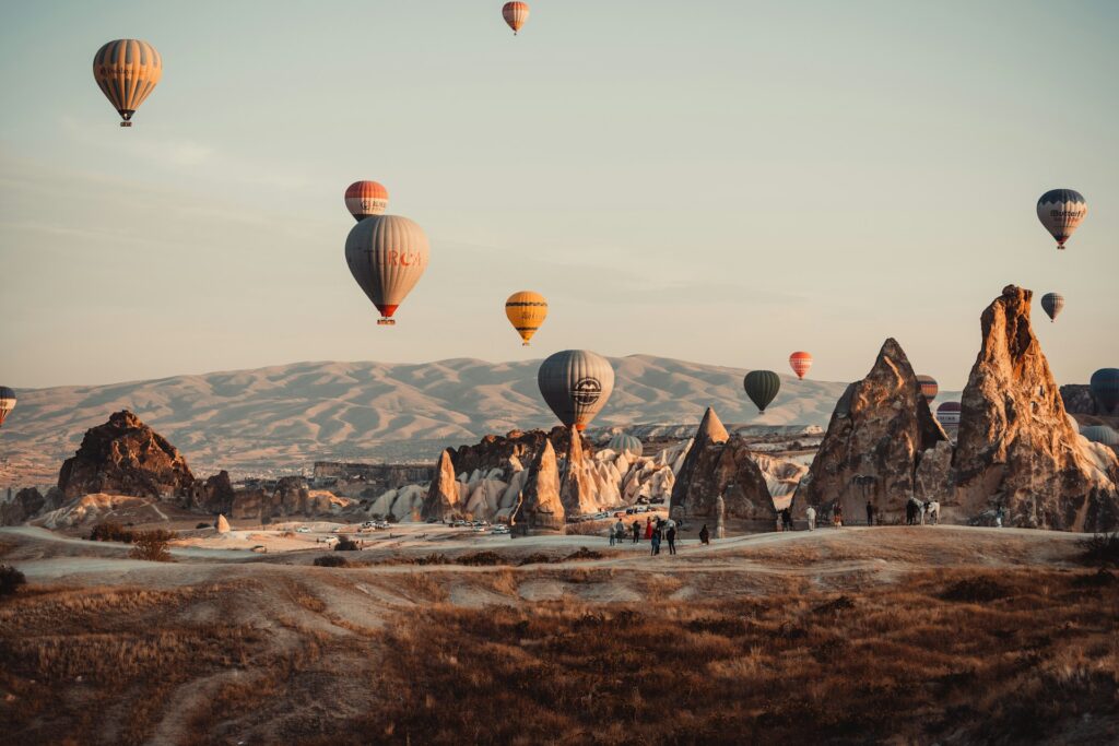 Turkey Tours From USA / Hot air balloons in Cappadocia