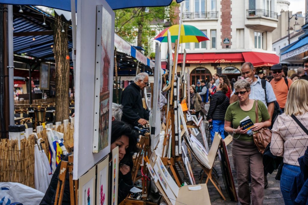 Traveling Through Time in Montmartre